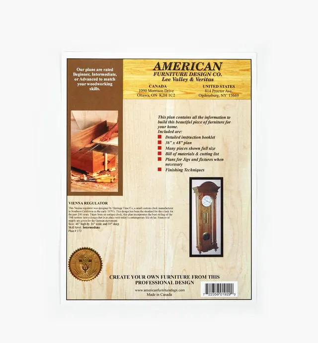 image of Heritage Time Co. Clock Plan