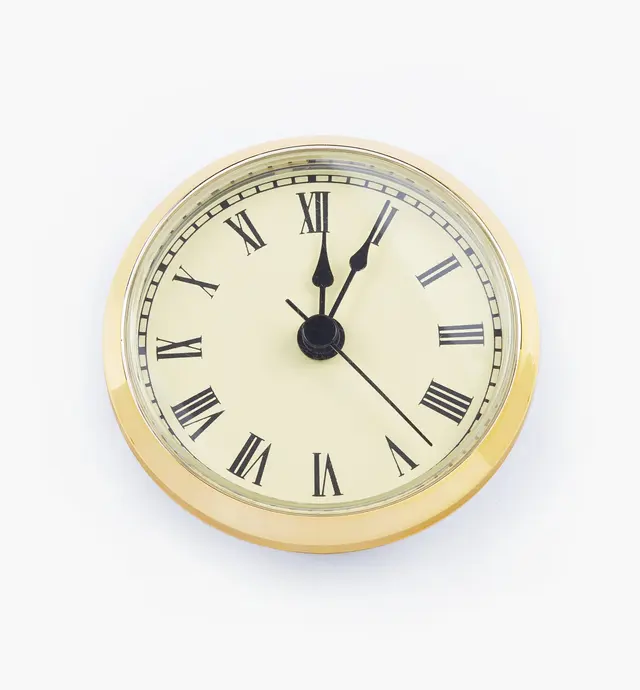 image of Horloge encastrable de 2 3/4 po à chiffres romains