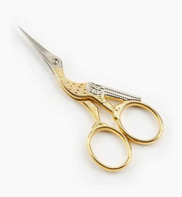 image of Gold-Plated Stork Scissors
