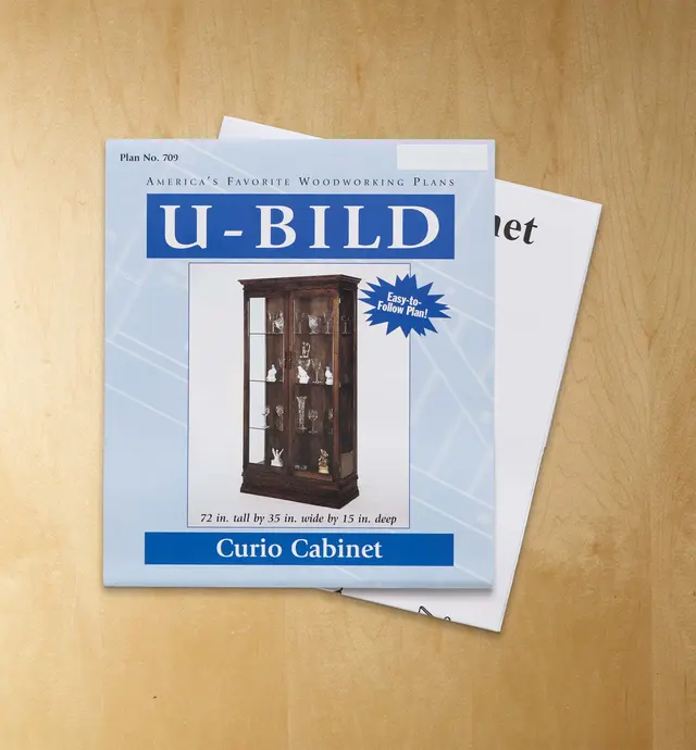 image of Curio Cabinet Plan