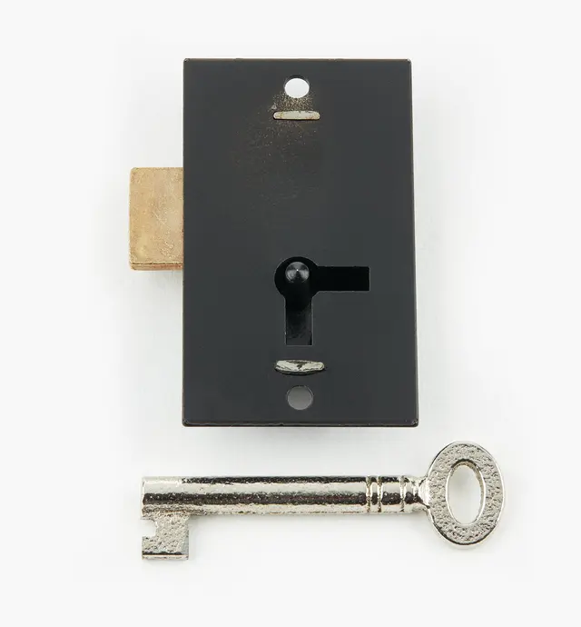 image of Japanned Steel Cupboard Locks