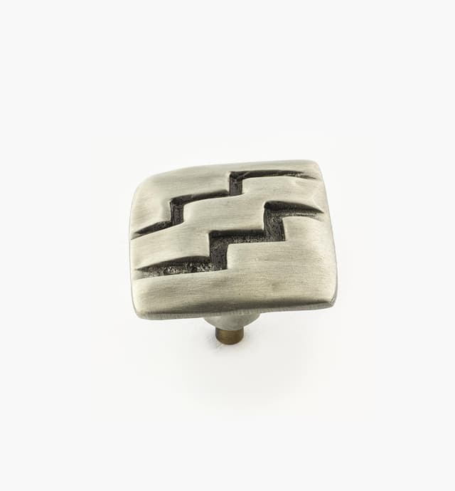image of Cast Pewter Square Knob