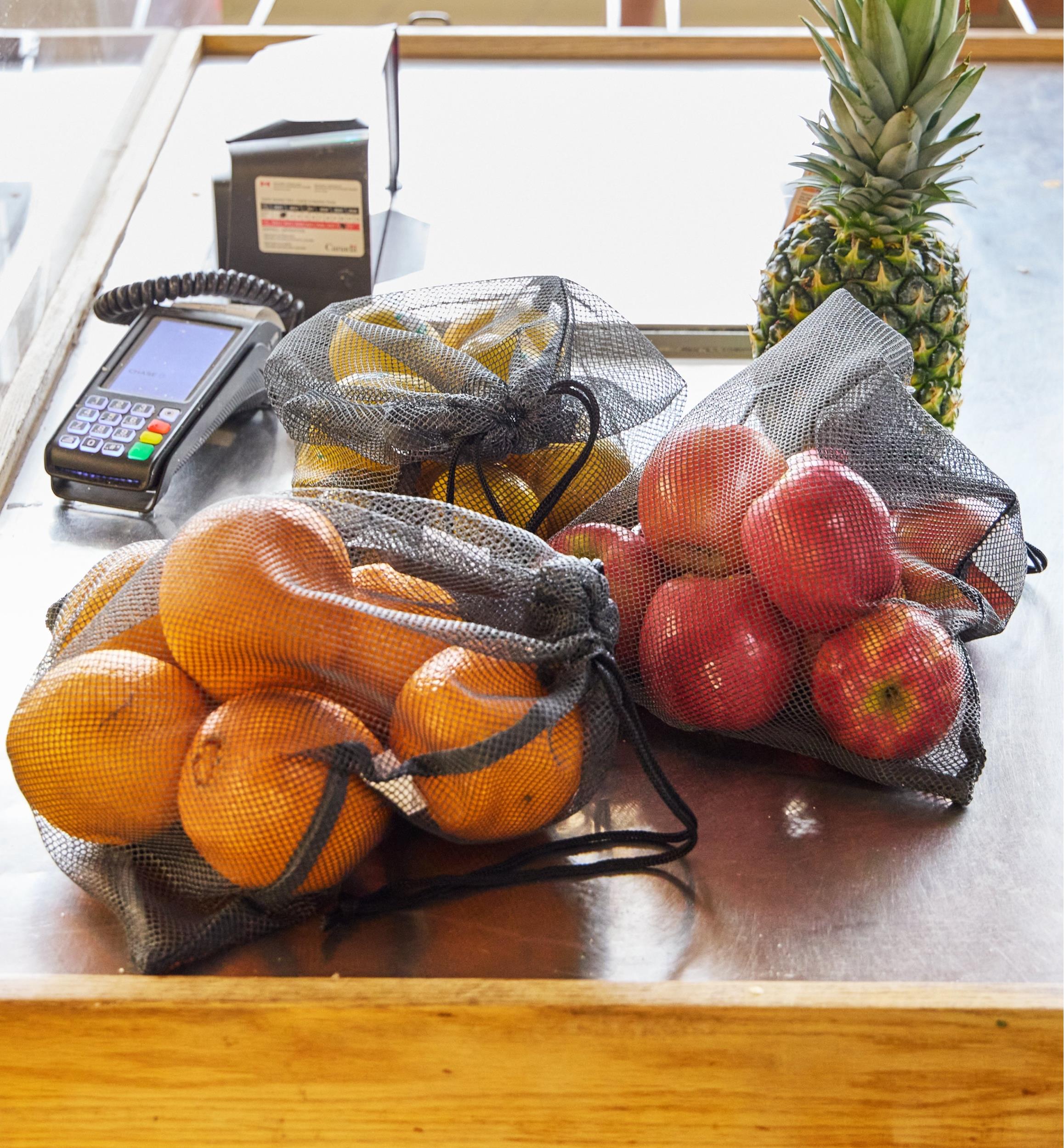 Sacs réutilisables pour fruits et légumes