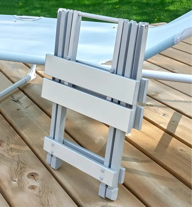 image of Folding Aluminum Side Table