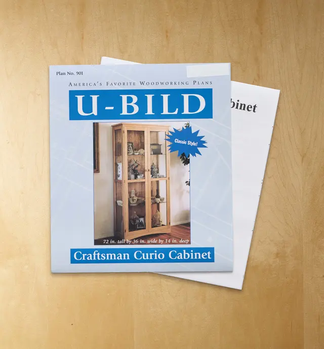 image of Craftsman Curio Cabinet Plan
