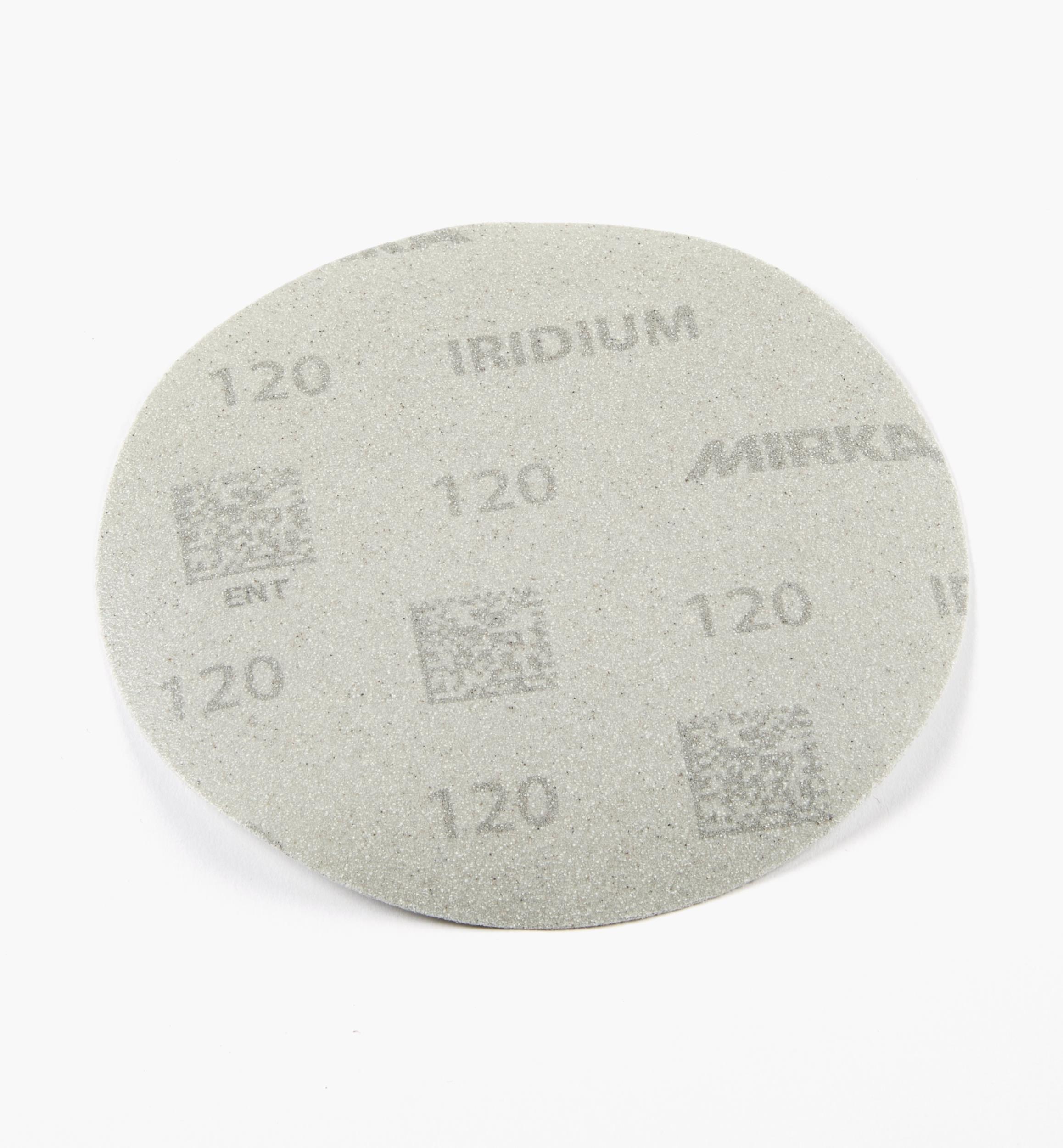 Disques abrasifs autoagrippants Iridium 6 po, sans trous