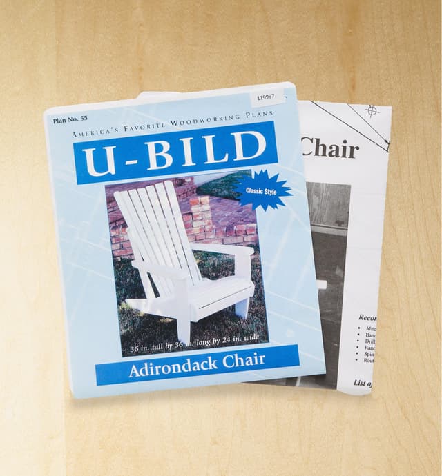 image of Adirondack Chair Plan