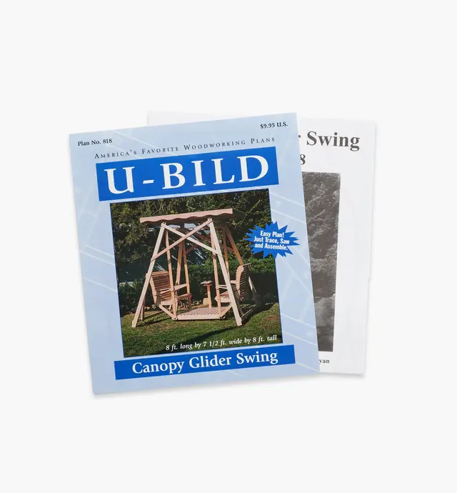 image of Canopy Glider Swing Plan