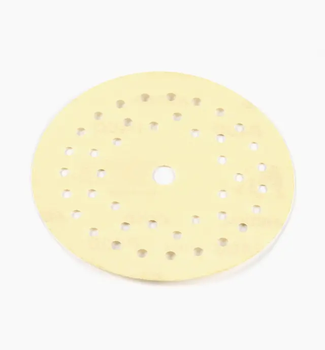 image of Mirka 5" Fine 42-Hole Gold Multifit Grip Discs