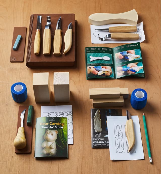 image of Ensembles de sculpture BeaverCraft