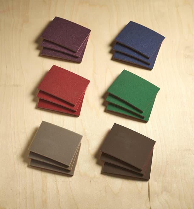 image of 18-Pc. Sample Pack of Mirka HD 3" × 4" × 5mm Grip Abrasive Sponges