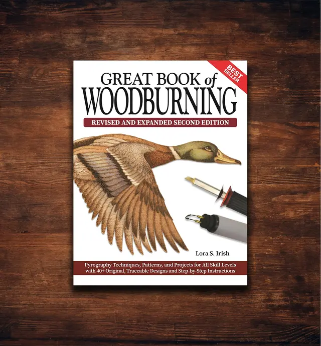 image of Great Book of Woodburning, Revised and Expanded Second Edition