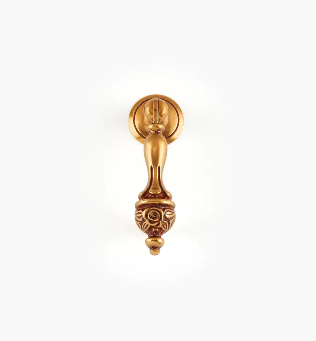 image of Bronze Patina Drop Pulls