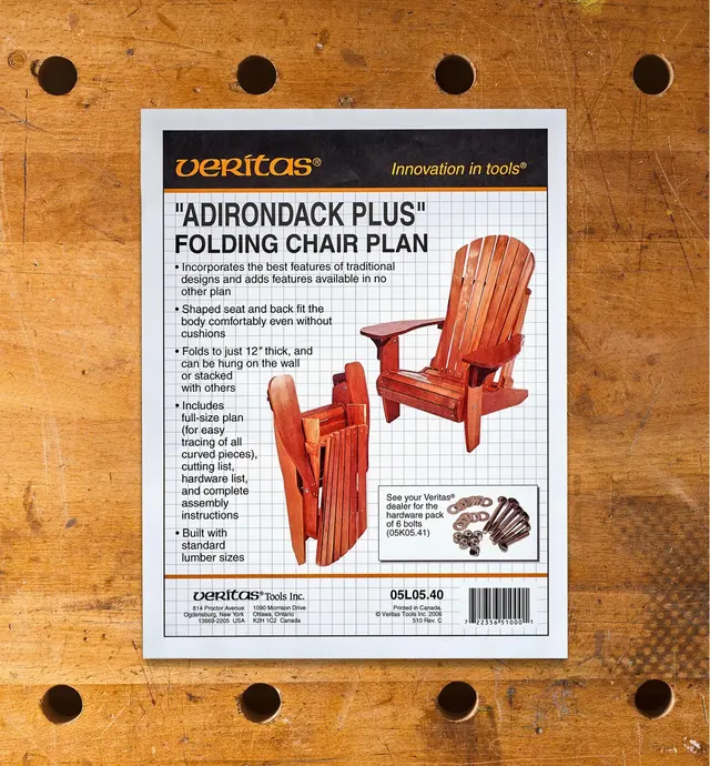 image of Adirondack Plus Folding Chair Plan