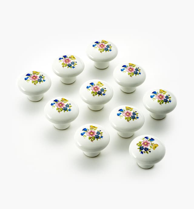 image of Ceramic Bouquet Knobs