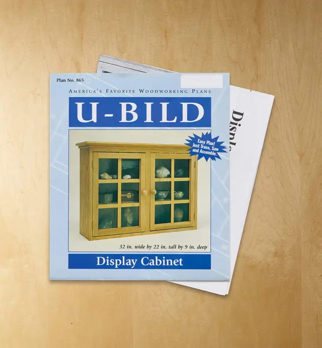 image of Display Cabinet Plan
