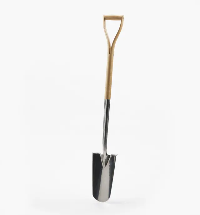 image of Stainless-Steel Wood-Handled Transplant Spade