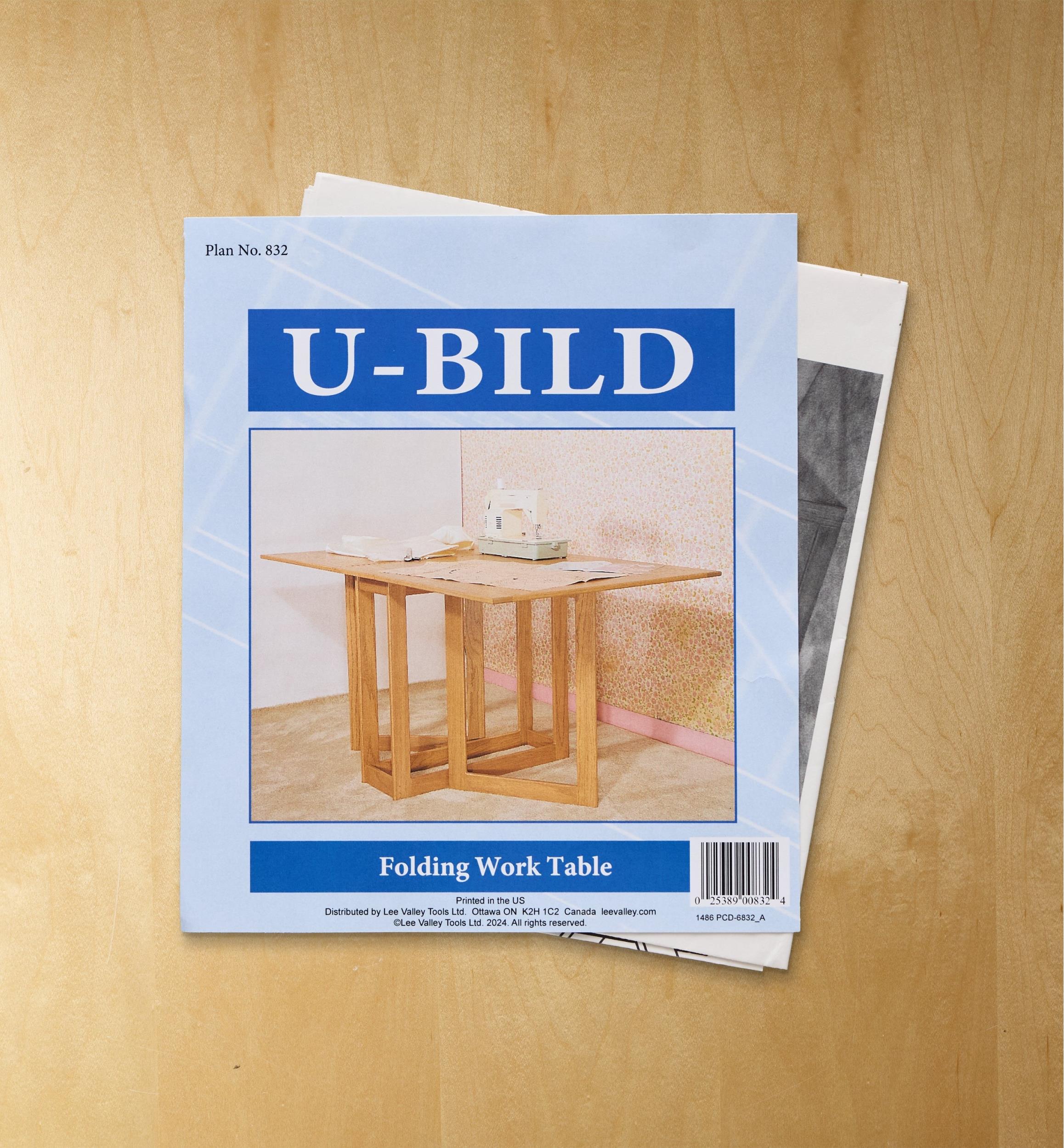 Folding Work Table Plan