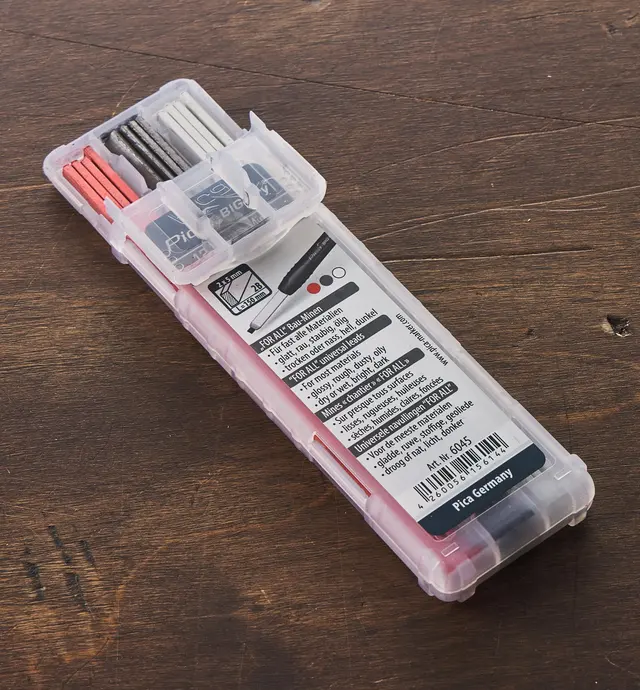 image of 2B Pica Replacement Leads (Graphite/White/Red)
