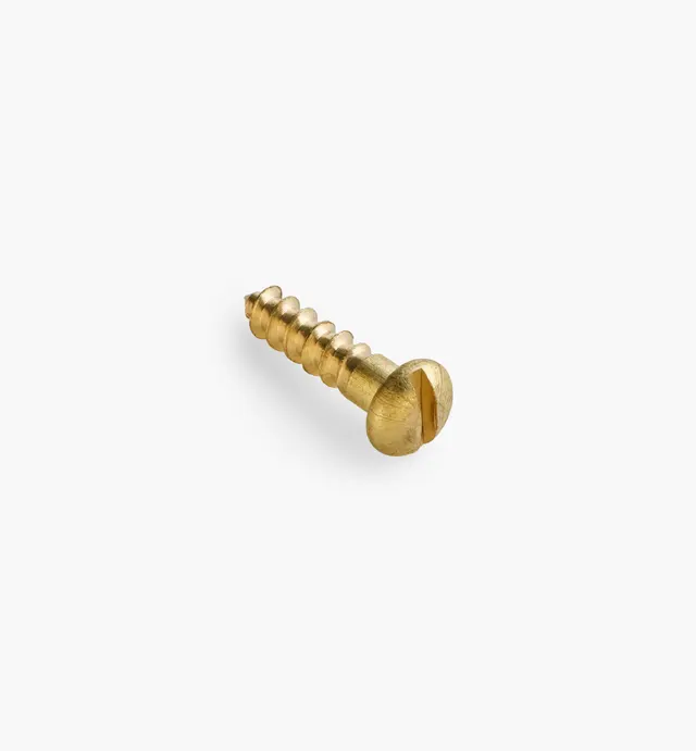 image of 1/2" #5 Round-Head Brass Screws
