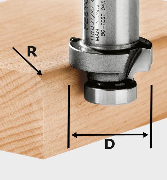 image of Festool Round-Over Router Bits