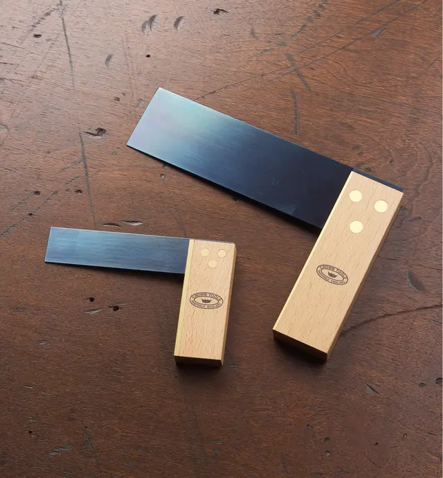 image of Set of 2 Beechwood Try Squares
