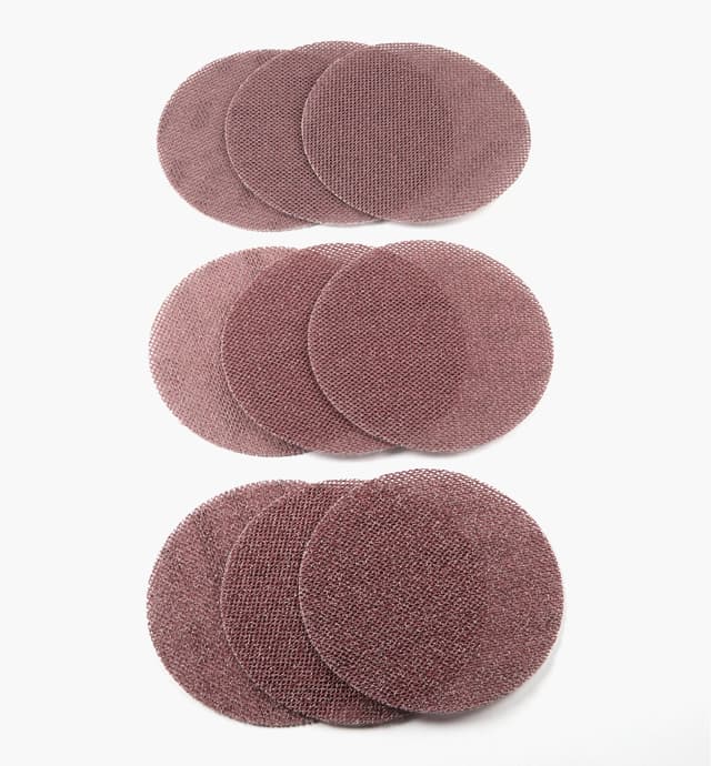 image of 9-Pc. Sample Pack of Mirka 6" Abranet Ace HD Grip Discs
