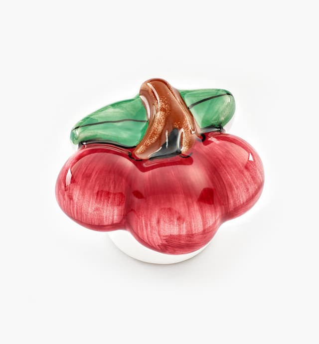 image of Bouton-cerise en céramique