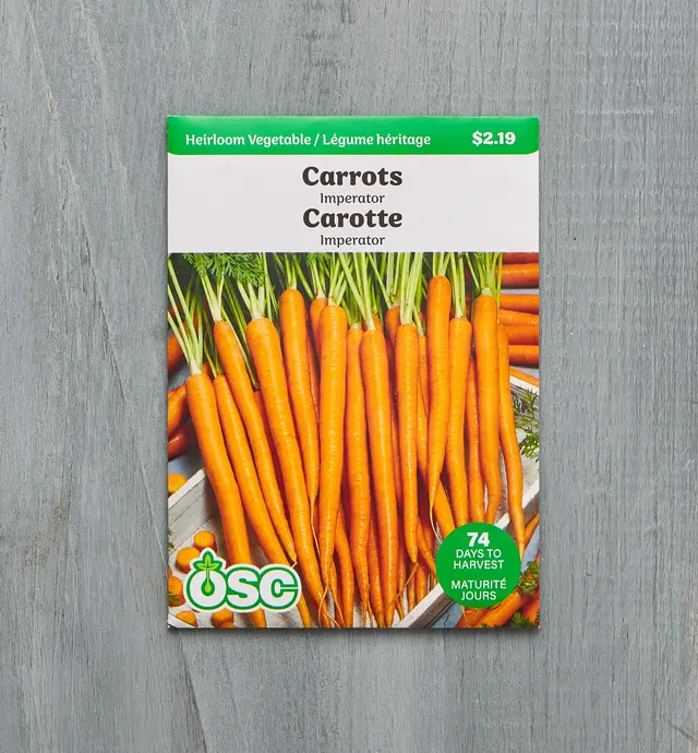 image of OSC Imperator Carrot Seed Packet