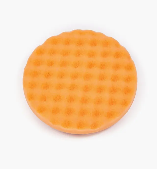 image of Mirka 6" Orange Waffle-Faced Foam Polishing Pad