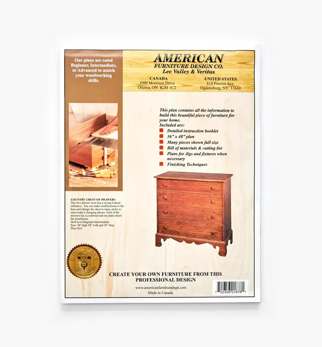 image of Country Chest of Drawers Plan