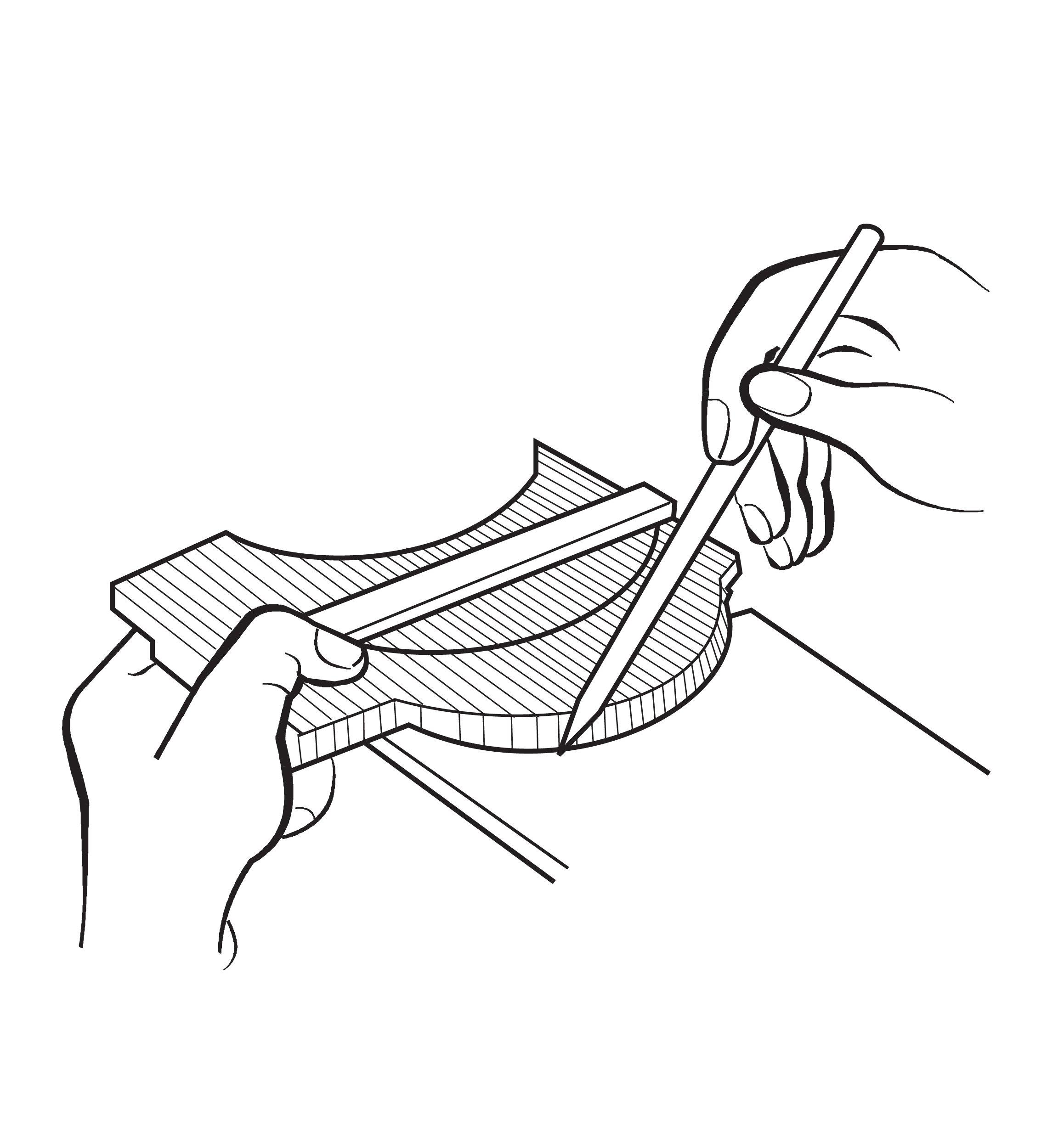 Jauge de profil en acier inoxydable