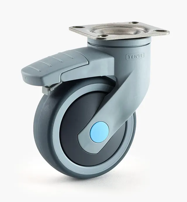 image of Levina 100mm Stainless-Steel-Plate Caster
