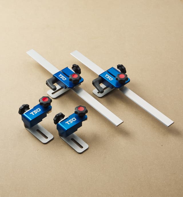 image of Narrow Stock Pro Track Saw Guide Rail Supports