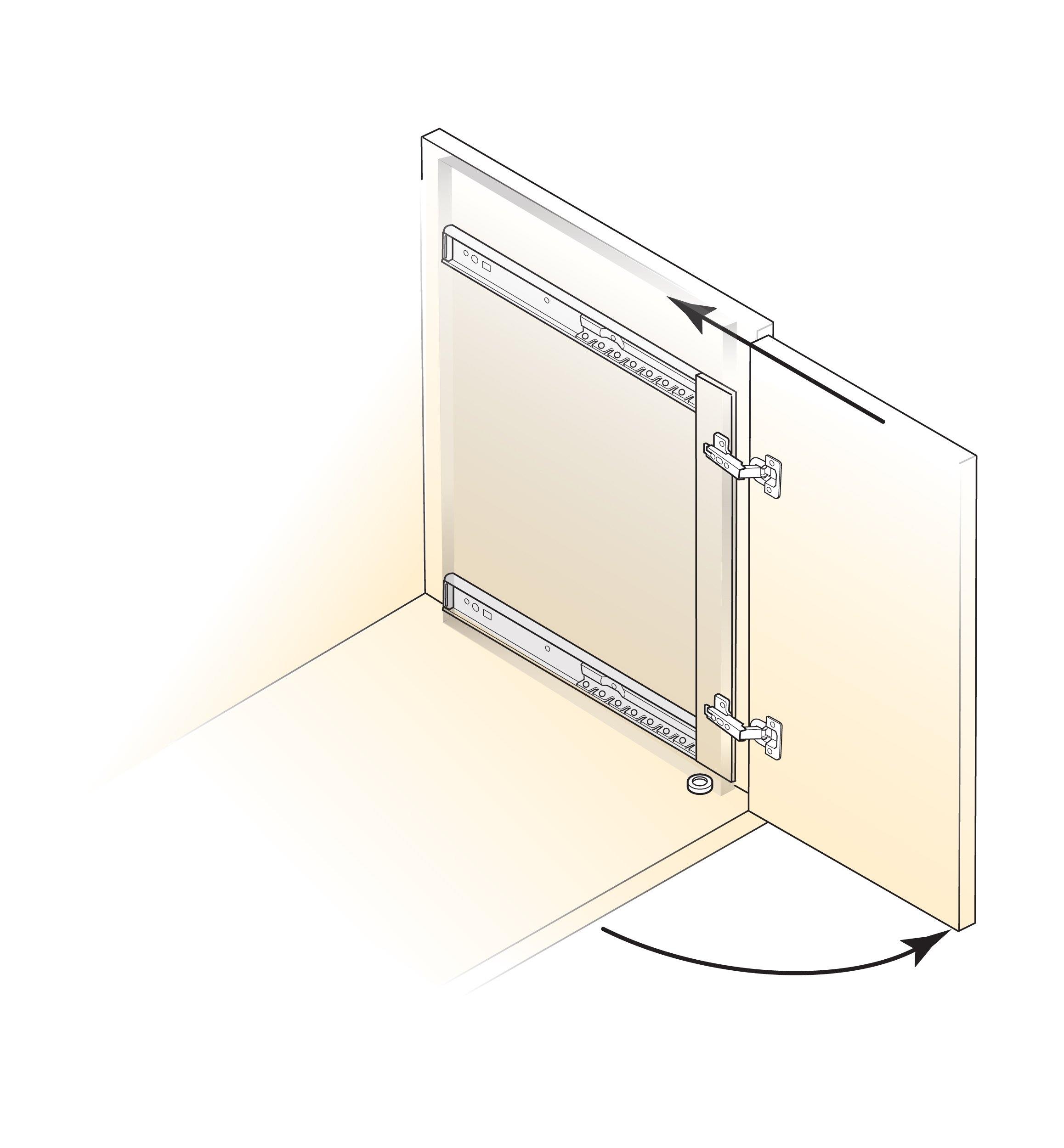Concealed Door Slides