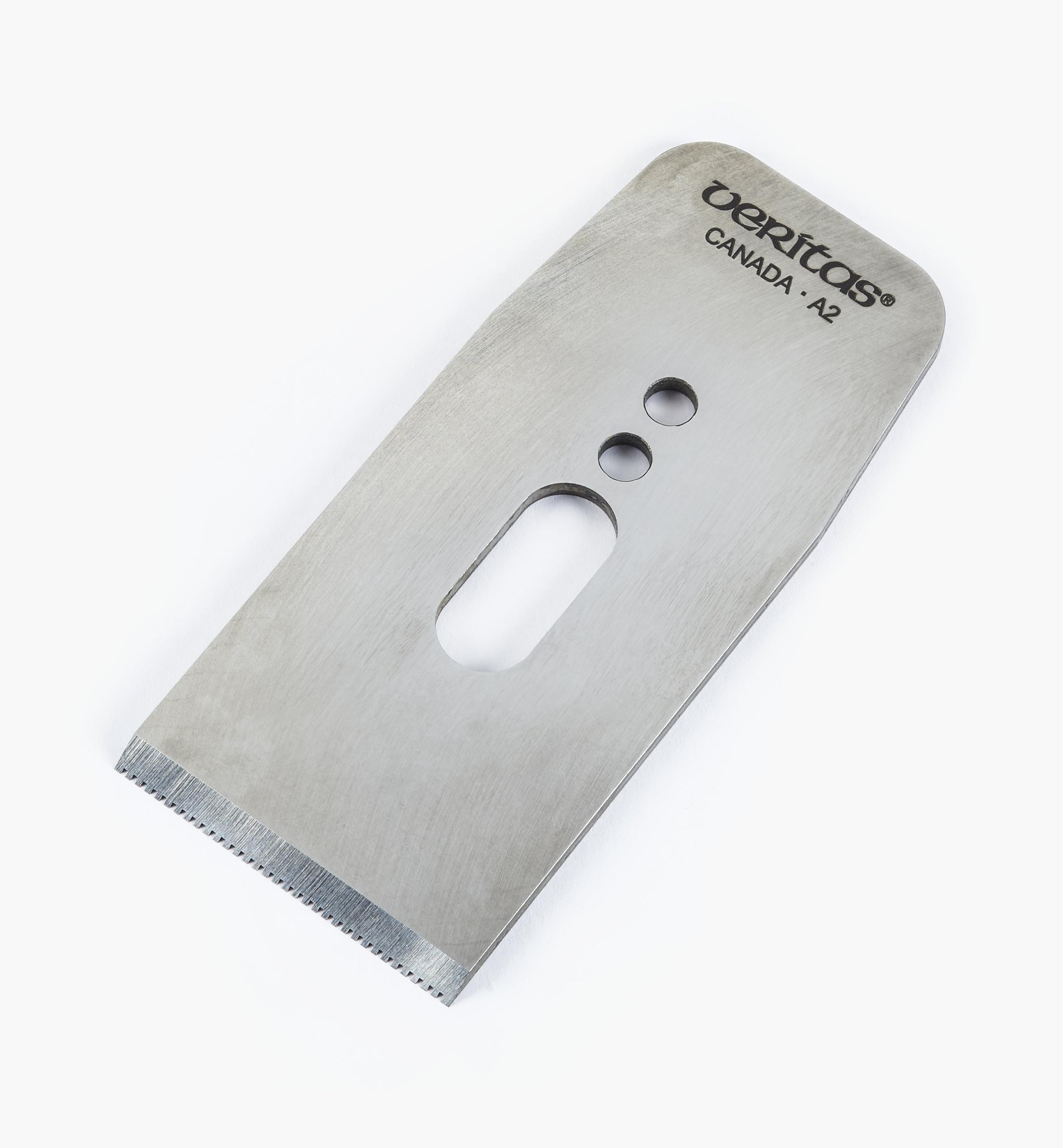 Lames dentées de 2 po pour rabot à recaler angle faible Veritas