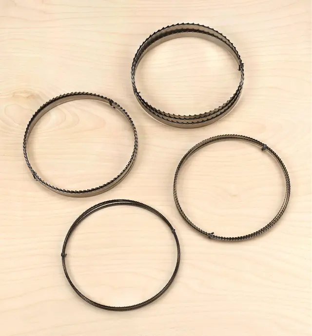 image of 4-Blade Set for 14" Rikon Bandsaw
