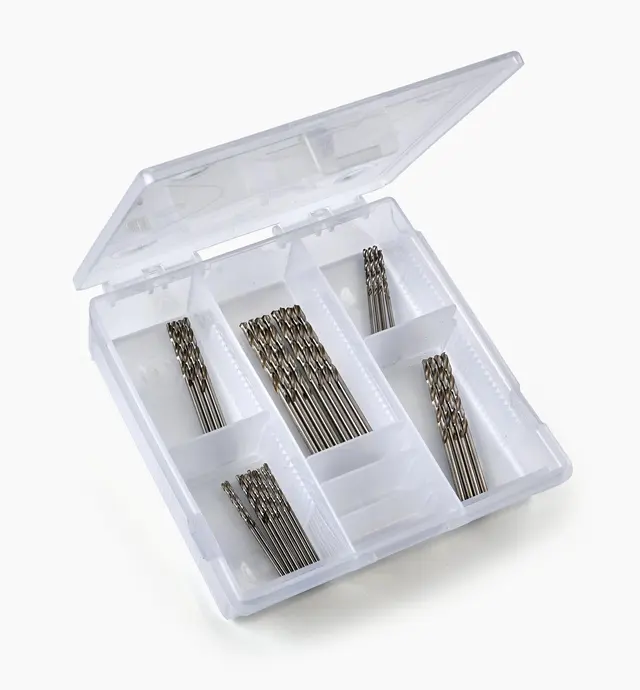 image of Set of 30 Small HSS Drill Bits