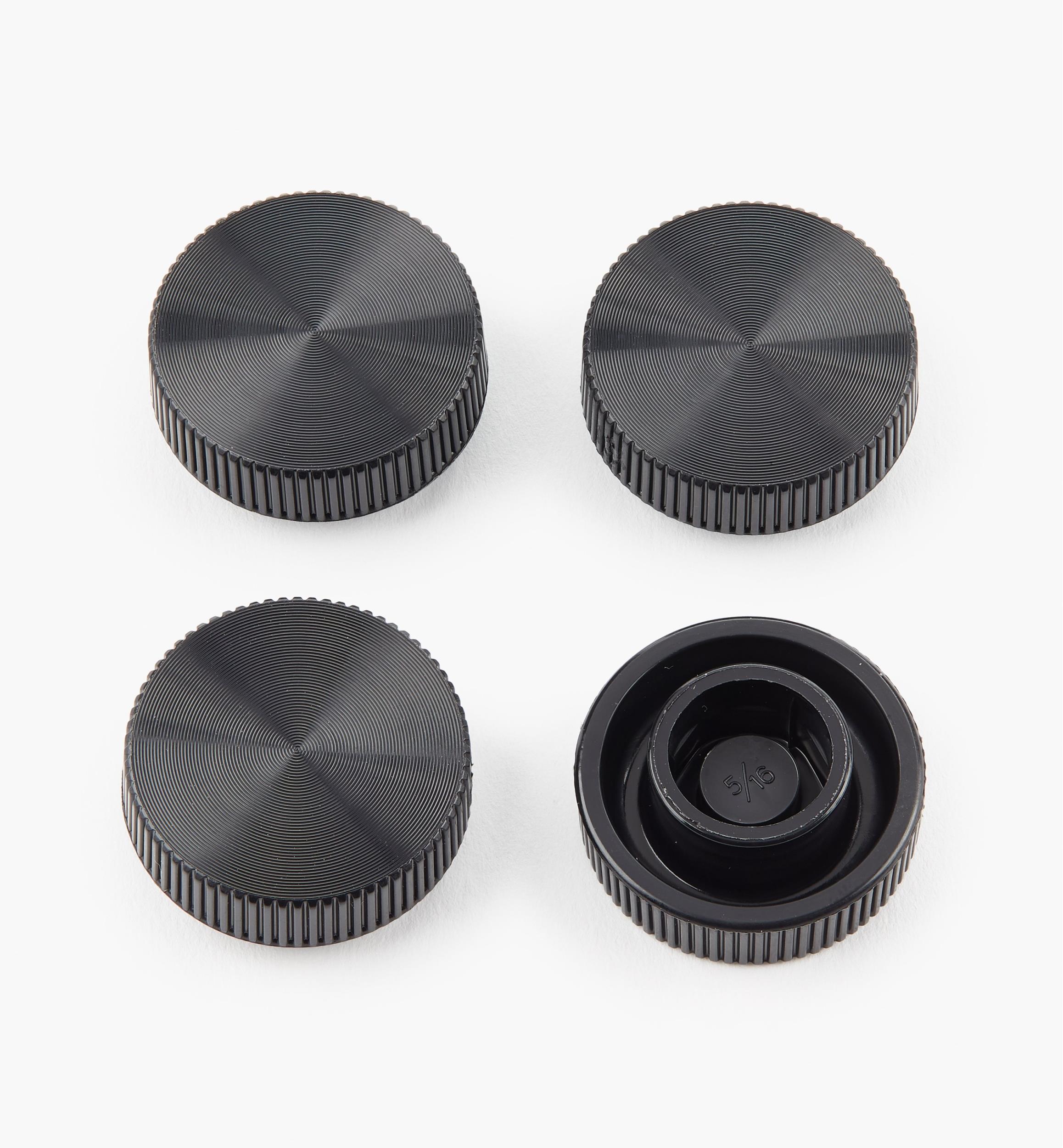 Boutons moletés pour gabarits et porte-pièces