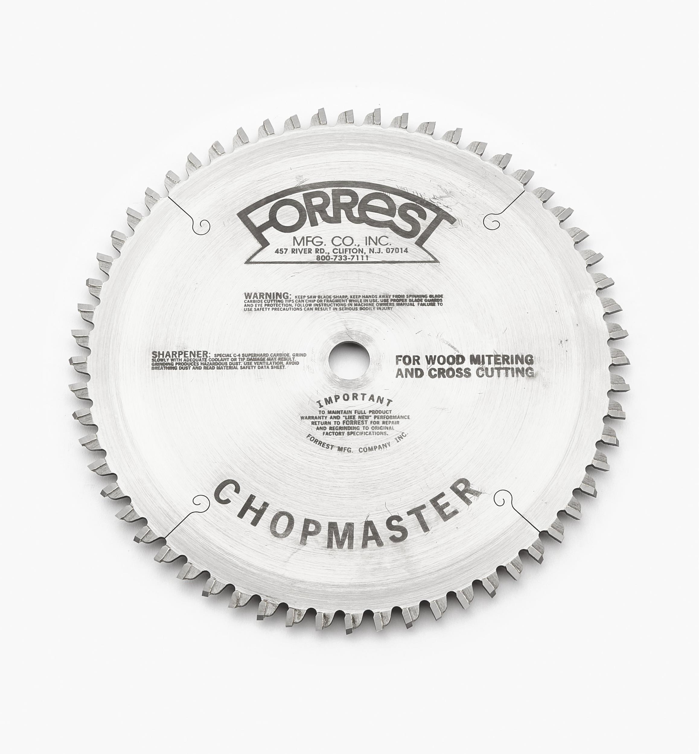 Lames Chopmaster Forrest