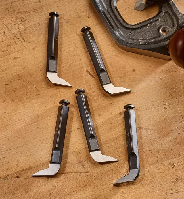 image of Imperial Narrow Plane Blades for the Veritas Router and Hinge Mortise Planes