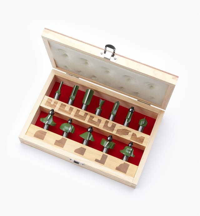 image of Boxed Set of 12 Router Bits