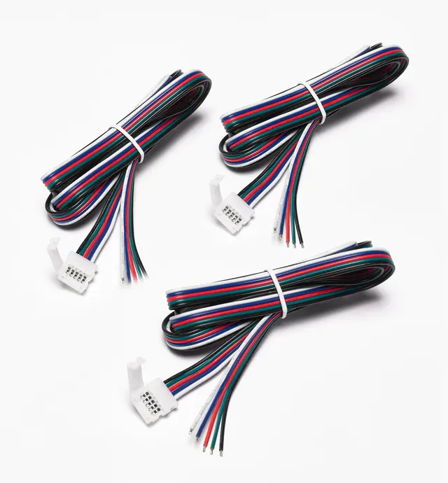 image of 48" Extension Connectors for RGB+W LED Tape Lights