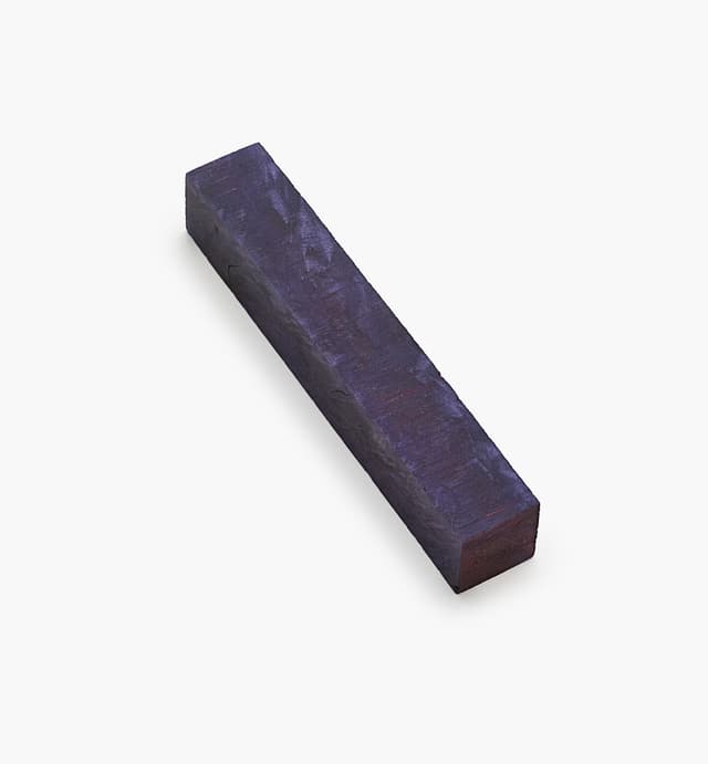 image of Purple Dyed Stabilized Maple Burl Blank
