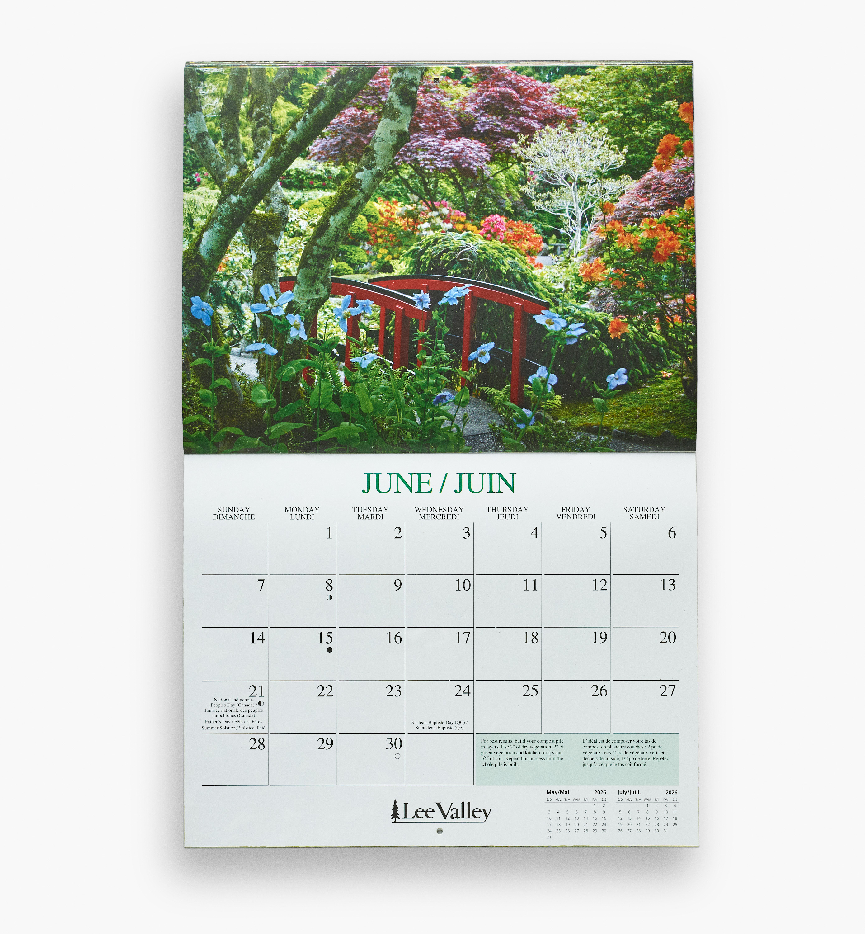Lee Valley 16-Month Gardening Calendar