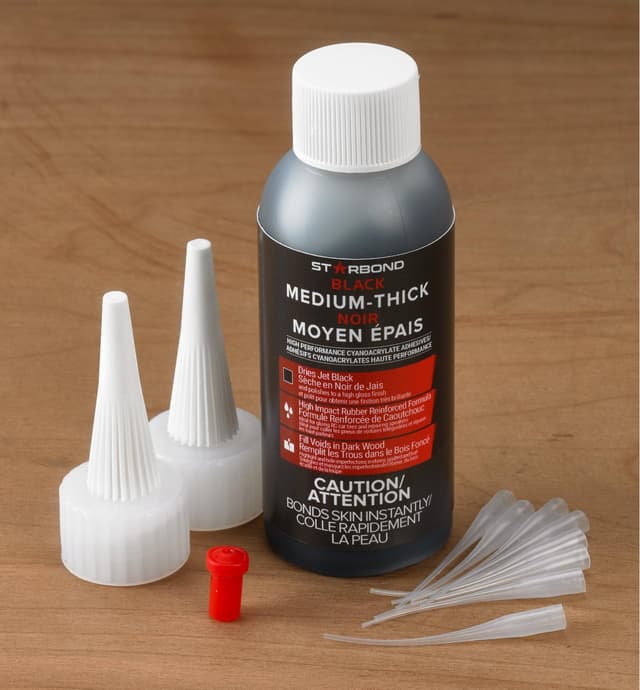 image of Colle cyanoacrylate noire Starbond