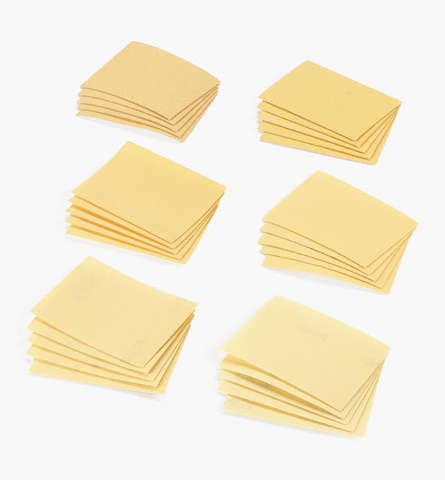 image of 30-Pc. Sample Pack of Mirka Gold 3" × 4" Grip Sheets