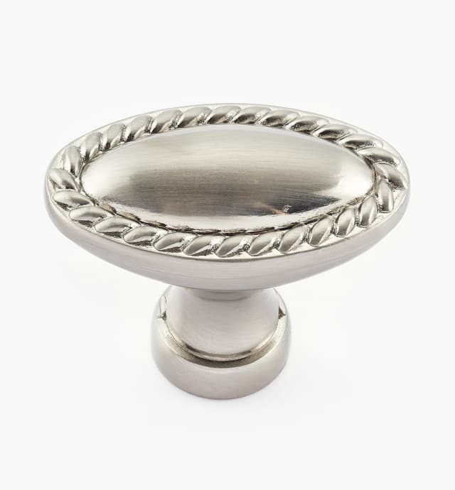image of Rope-Edge Oval Knob