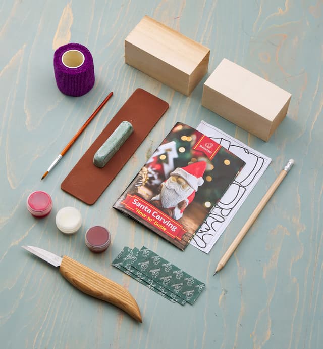 image of BeaverCraft Santa Carving Kit