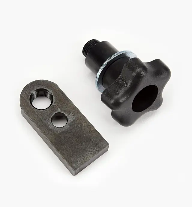 image of MFT/3 Clamp Plate with 20mm Post and Clamp Knob for Kreg Hold-Down Clamps
